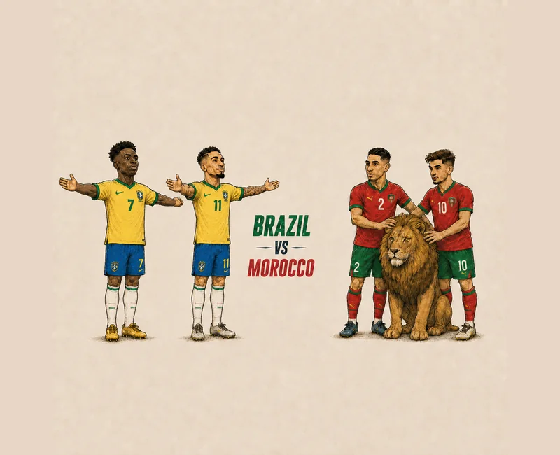 Brazil vs Morocco: A Knockout Tie in the Group Stage